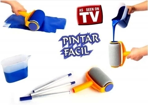 Pintar Facil Pratik Damlatmayan Boya Rulosu Ve Fırçası - 3
