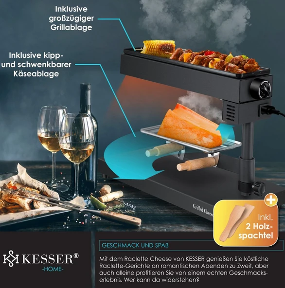 Peynir Raclette Eritici 2'si 1 Arada 600 Watt - 3