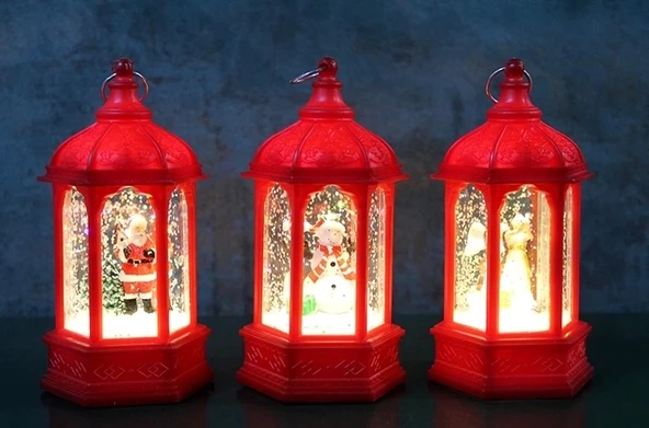 Yılbaşı Temalı Işıklı Kar Küresi Alk3218 ürün görseli