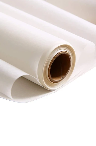 Yağlı Pişirme Kağıdı 37 Cm x 50 Metre Beyaz Pişirme Kağıdı 1 Rulo Yağlı Kağıt - 4