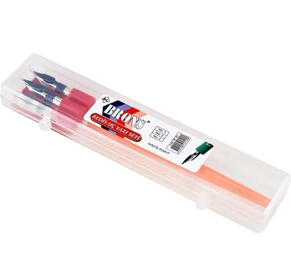 Brons BR-185 Redis Uç Yazı Seti 3'Lü Paket - Resim 2