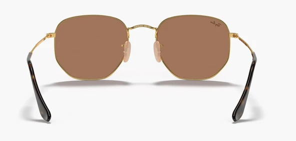 Ray-Ban Hexagonal 3548N 001/Z2 Gold-Copper Güneş Gözlüğü - 5