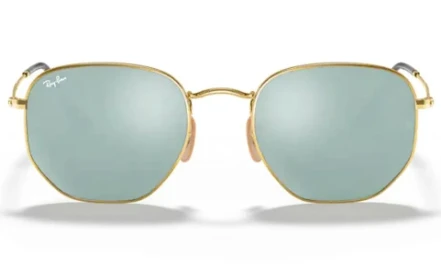 Ray-Ban Hexagonal 3548N 001/30 Gold-Silver Güneş Gözlüğü - 2
