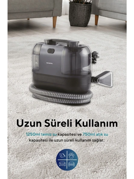 Kumtel Koltuk ve Halı Yıkama Makinesi 450W HCC-02 (TEŞHİR) - 3
