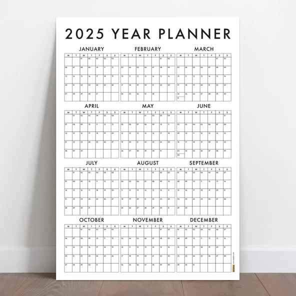 2026 Yıllık Planlayıcı Duvar Takvimi, 2026 Takvim - 4