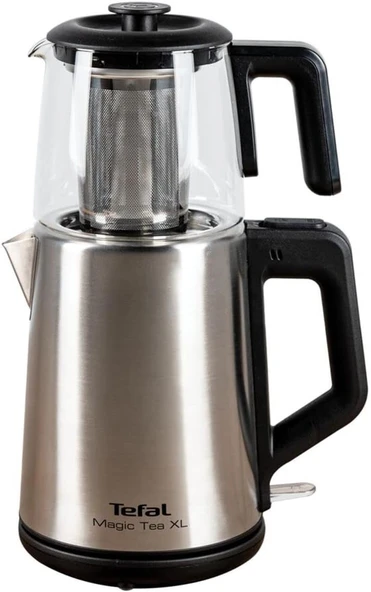 Tefal Magic Tea XL 1650 Watt Cam Demlikli Ve Paslanmaz Çelik Gövdeli Çay Makinesi ürün görseli