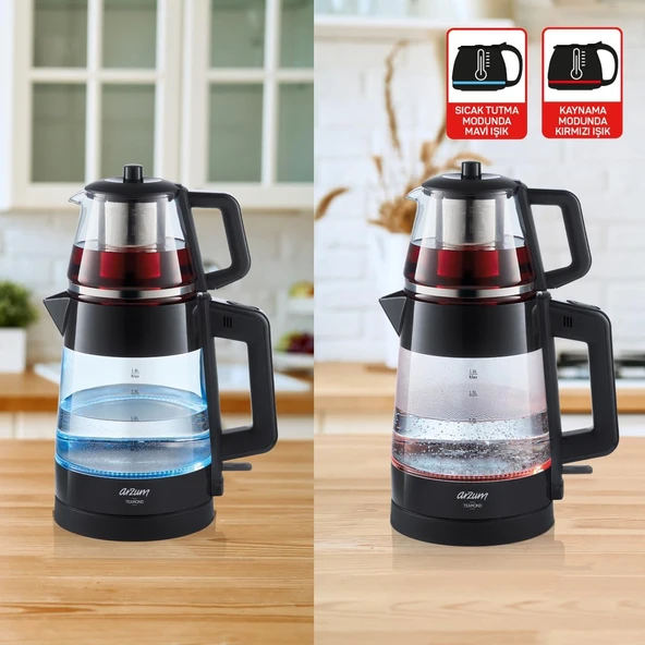 Arzum AR3136 Teamond Çay Makinesi, Siyah ürün görseli