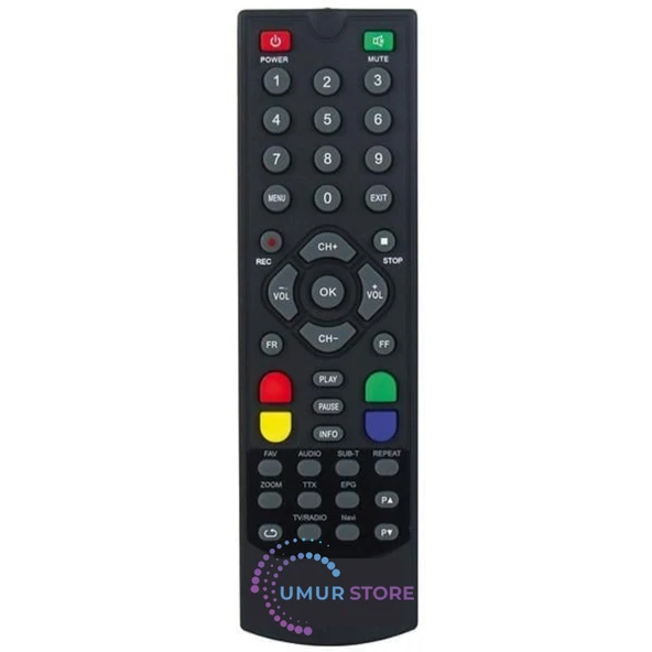 Mersat Mini Hd Box Hdmi+Scart Uydu Alıcı Kumandası ürün görseli 1