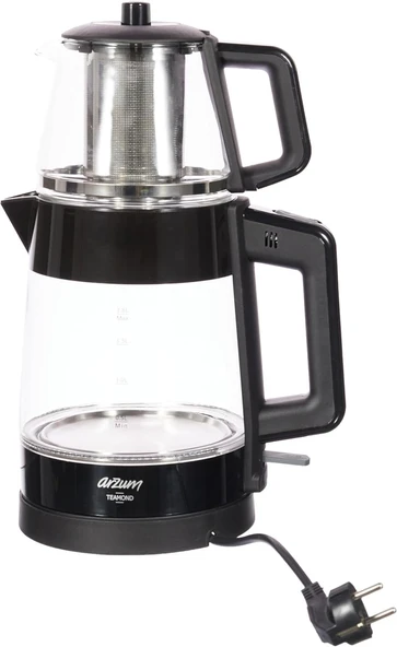 Arzum AR3136 Teamond Çay Makinesi, Siyah - Resim 2
