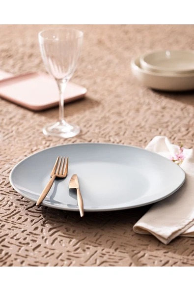 Souci Servis Tabağı - Mavi - 30 cm ürün görseli 1