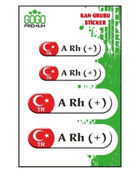 KAN GURUBU BEYAZ DÖRTLÜ ETİKET ARH+ ürün görseli 1