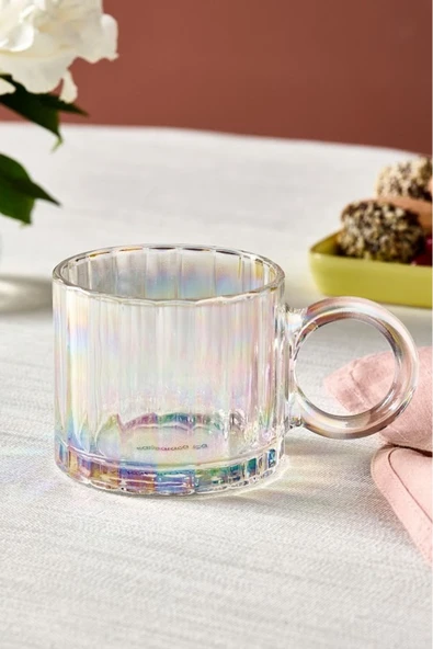 Luna Lüsterli Cam Kupa 300 ml ürün görseli 1