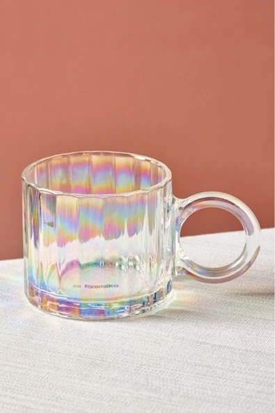 Luna Lüsterli Cam Kupa 300 ml - Resim 3