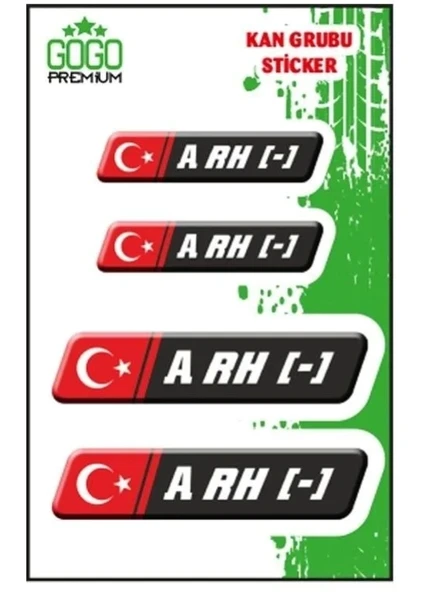 KAN GURUBU SİYAH DÖRTLÜ ETİKET A RH- ürün görseli