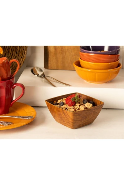 Renard Dorote Dikdörtgen Kase - Toprak ürün görseli 1