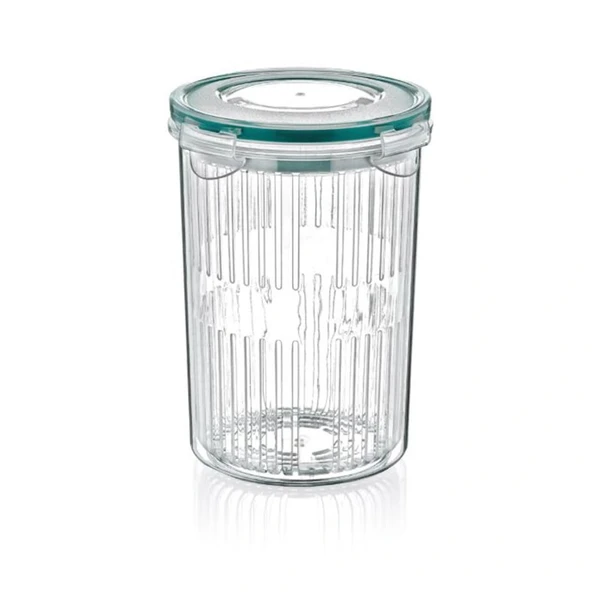 Zeytin Turşu Sebze Yıkama Kutusu Klipsli Kapaklı Saklama Kabı (5047) - 2