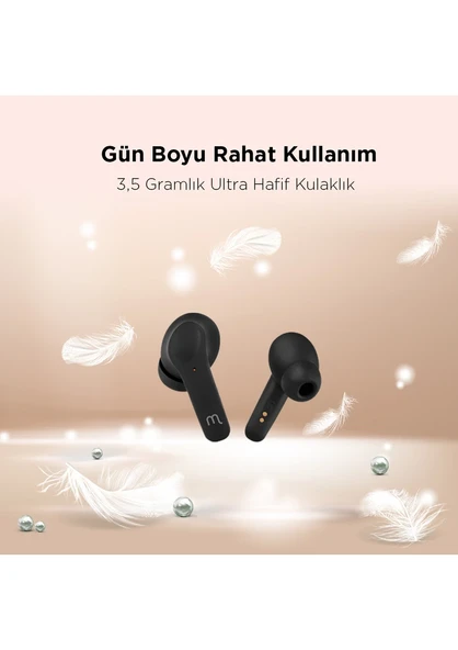Mojue Tw03 TWS Kulak İçi Bluetooth Kulaklık - 3