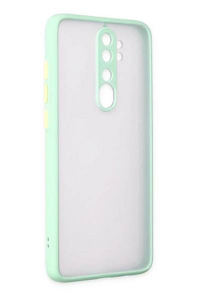 Xiaomi Redmi Note 8 Pro Kılıf Montreal Silikon Kapak - Turkuaz - 2