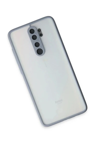 Xiaomi Redmi Note 8 Pro Kılıf Montreal Silikon Kapak - Gri - 3