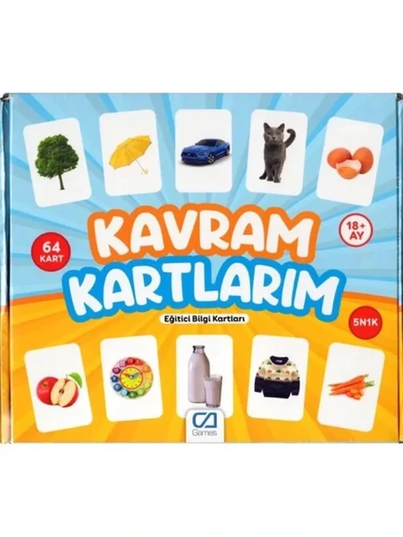 Nessiworld Games Kavram Kartlarım 64 Kart 5175 ürün görseli 1
