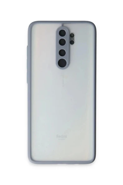 Xiaomi Redmi Note 8 Pro Kılıf Montreal Silikon Kapak - Gri - 1