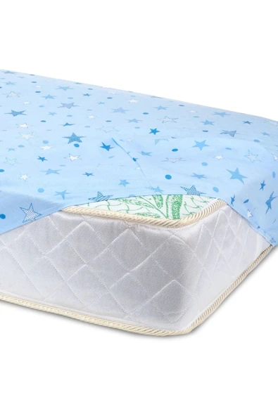 CORONEL YATAK 80cm x 180cm LASTİKLİ FİTTED BEBEK VE ÇOCUK YATAK ÇARŞAFI - Resim 2