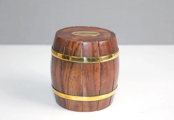 Pirinç Fıçı Kumbara Ksk3115 ürün görseli