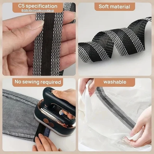 Kendinden Yapışkanlı Pantolon Kıvırma Şeridi - Resim 3