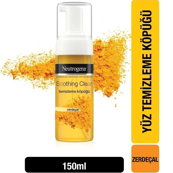 Neutrogena, Soothing Clear, Yüz Temizleme Köpüğü - 150 ml ürün görseli