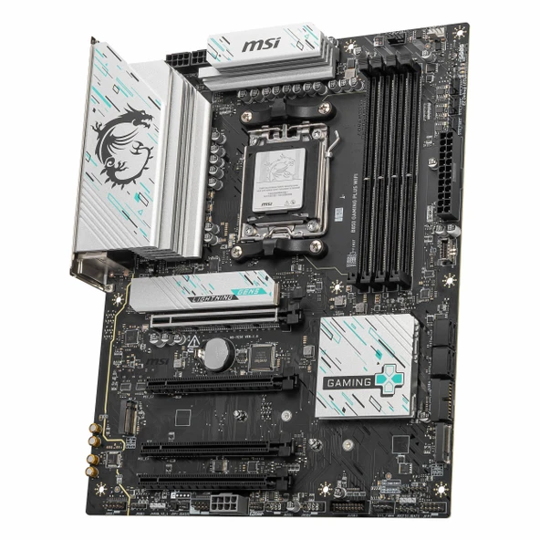 MSI B850 Gaming Plus WiFi DDR5 (8200MHz)OC M.2 DP/USB-C PCIe 5.0 AM5 ATX Anakart - Resim 3