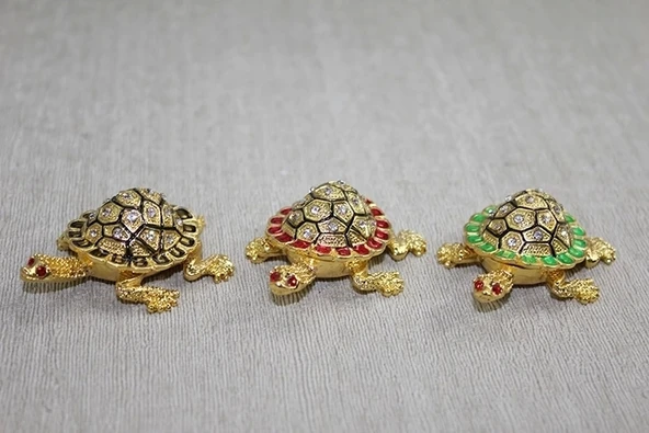 Swaroski Minik Kaplumbağa Figürü Alk3867 ürün görseli