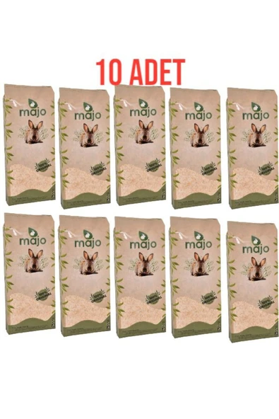 Majo Tavşan Hamster Ginepig Ve Kemirgen Tozsuz Çam Talaşı 10 Adet 15lt Sıkıştırılmış Paket ürün görseli