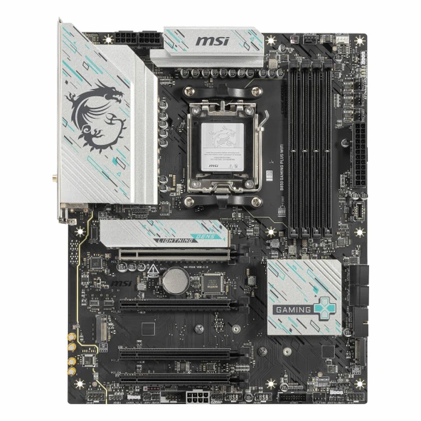 MSI B850 Gaming Plus WiFi DDR5 (8200MHz)OC M.2 DP/USB-C PCIe 5.0 AM5 ATX Anakart - Resim 2