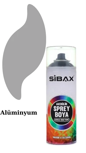 Sibax Akrilik Sprey Boya – 400 ml | Parlak Renkli Hızlı Kuruyan Boya | Metal, Ahşap, Cam, Plastik, Duvar Uyumlu | Tüm Renkler - 4