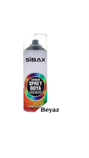 Sibax Akrilik Sprey Boya – 400 ml | Parlak Renkli Hızlı Kuruyan Boya | Metal, Ahşap, Cam, Plastik, Duvar Uyumlu | Tüm Renkler - 3
