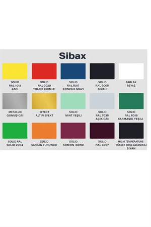 Sibax Akrilik Sprey Boya – 400 ml | Parlak Renkli Hızlı Kuruyan Boya | Metal, Ahşap, Cam, Plastik, Duvar Uyumlu | Tüm Renkler - 12