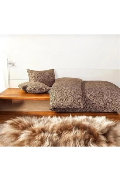 Sheri Home Yeni 100% Yıkanmış Pamuk Çift Kişilik Nevresim (YORGAN KILIFI) Kırçiçekmodel88656563322025 - Resim 2