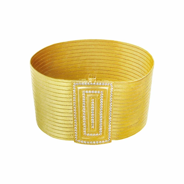 22 Ayar Altın Trabzon Hasır Bilezik T067060 ürün görseli 1