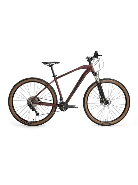 BİSAN MTX 7600 ERKEK DAĞ BİSİKLETİ 43 CM HD 27.5 JANT 20 VİTES MAT KOYU BORDO SİYAH ürün görseli
