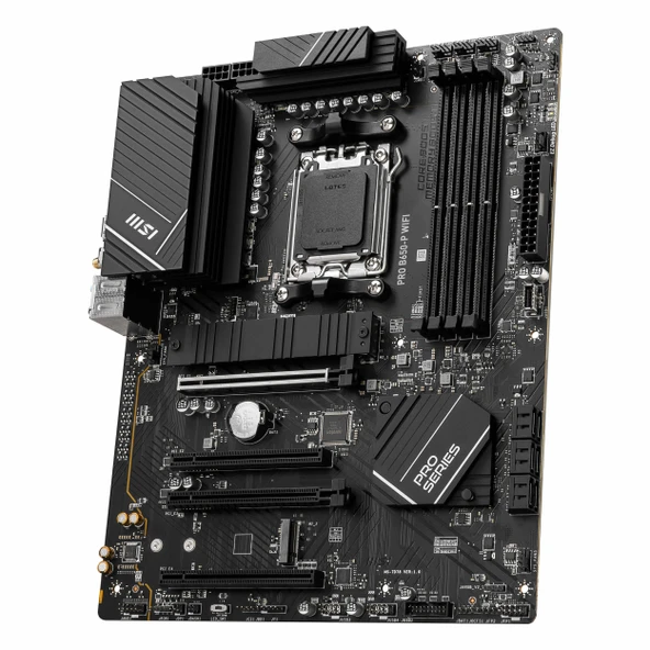 MSI Pro B650-P WiFi DDR5 (7200MHz)OC M.2 HDMI/DP/USB-C PCIe 4.0 AM5 ATX Anakart - Resim 3