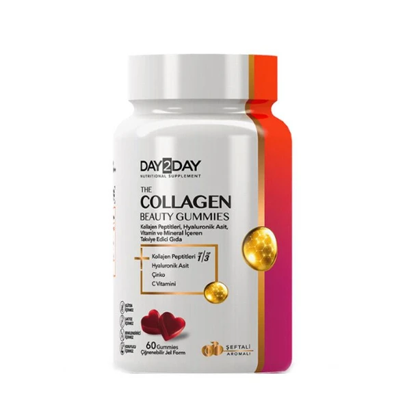 Day2day The Collagen Beauty Gummies 60 Çiğnenebilir Jel Form ürün görseli