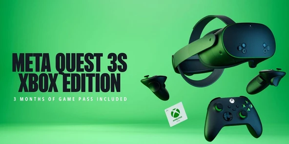 META - QUEST 3S XBOX EDİTİON 128 GB KARBON SİYAHI - Resim 6