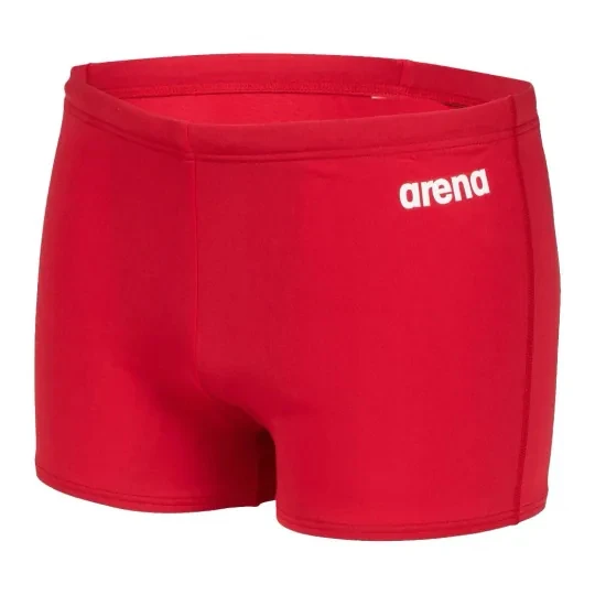 ARENA BOY'S TEAM SWIM SHORT SOLID RED
