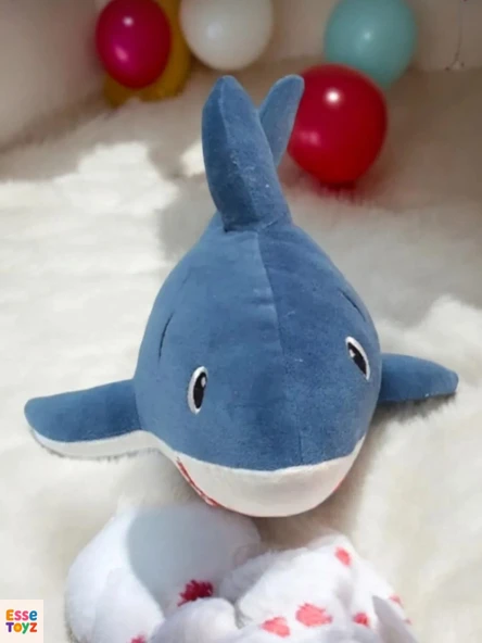 40 CM Köpek Balığı Baby Shark Peluş Uyku Arkadaşı ve Oyuncak - 2