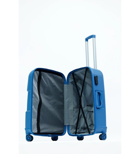 Monalisa Home Kırılmaz Orta Boy BLUE Valiz - 2