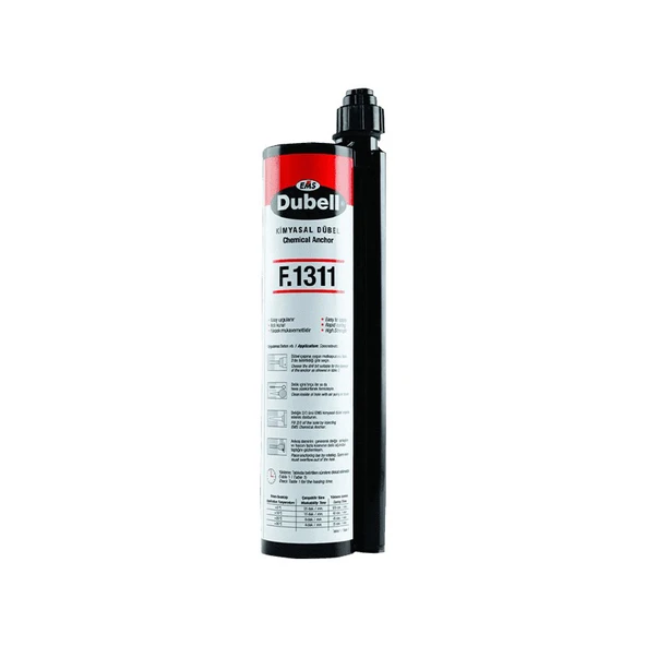 Astor Çift Bileşenli Kimyasal Dübel Epoksi 345 ml - 1