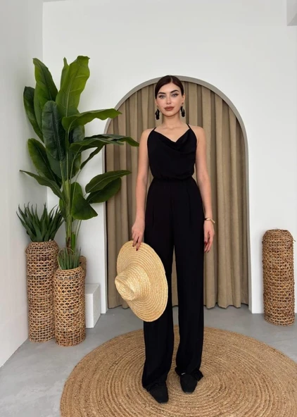 Darcy Sırt Dekolteli Tulum - Resim 6