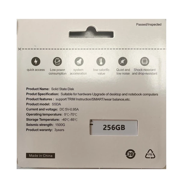 BAFF BF-SSD 256GB SATA III 2.5" 6GB/s Solid State Drive - 6