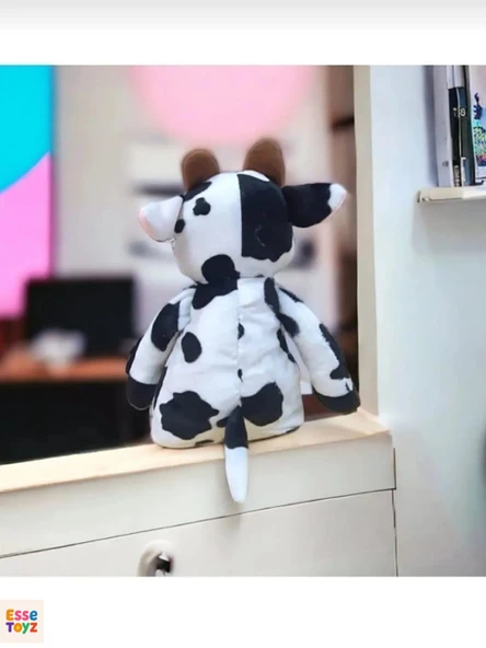 45 cm Sevimli İnek Peluş Oyuncak – Yumuşak ve Eğlenceli Arkadaş - Resim 2