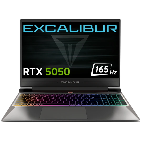 Casper Excalibur G870 i7-13620H 16GB 2TB 8GB RTX5050 165HZ 15.6" Freedos Gaming Laptop G870.1362-BX50X-C ürün görseli